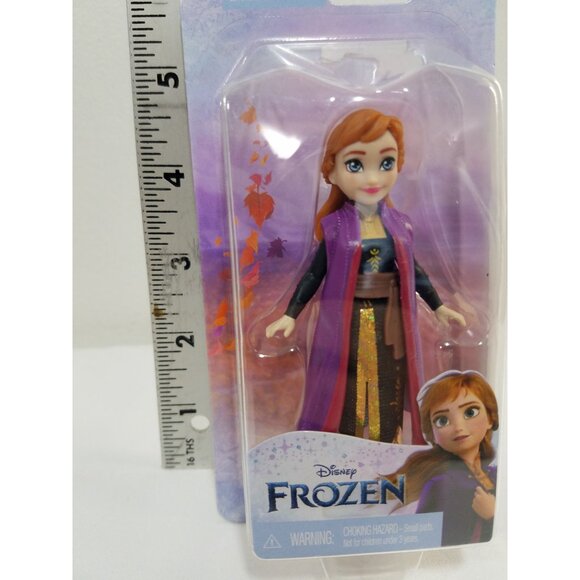 Disney Frozen Doll Anna  3.5" Mini Princess New and Sealed Collectible - Picture 3 of 3